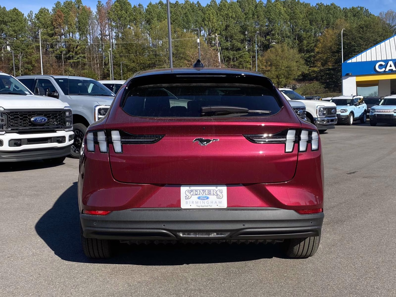 2025 Molten Magenta Metallic Tinted Clearcoat Ford Mustang Mach-E Premium RWD SUV