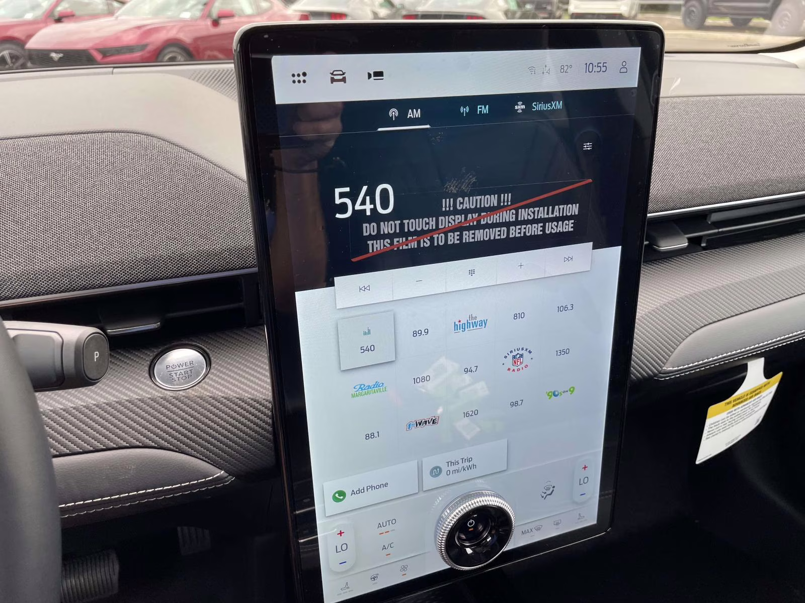 2025 Molten Magenta Metallic Tinted Clearcoat Ford Mustang Mach-E Premium RWD SUV