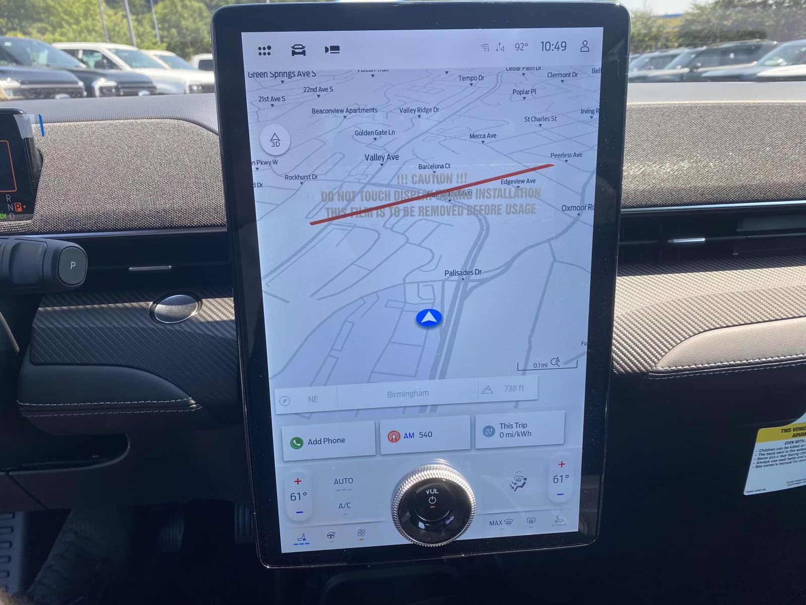 2025 Star White Metallic Tri-Coat Ford Mustang Mach-E Premium RWD SUV