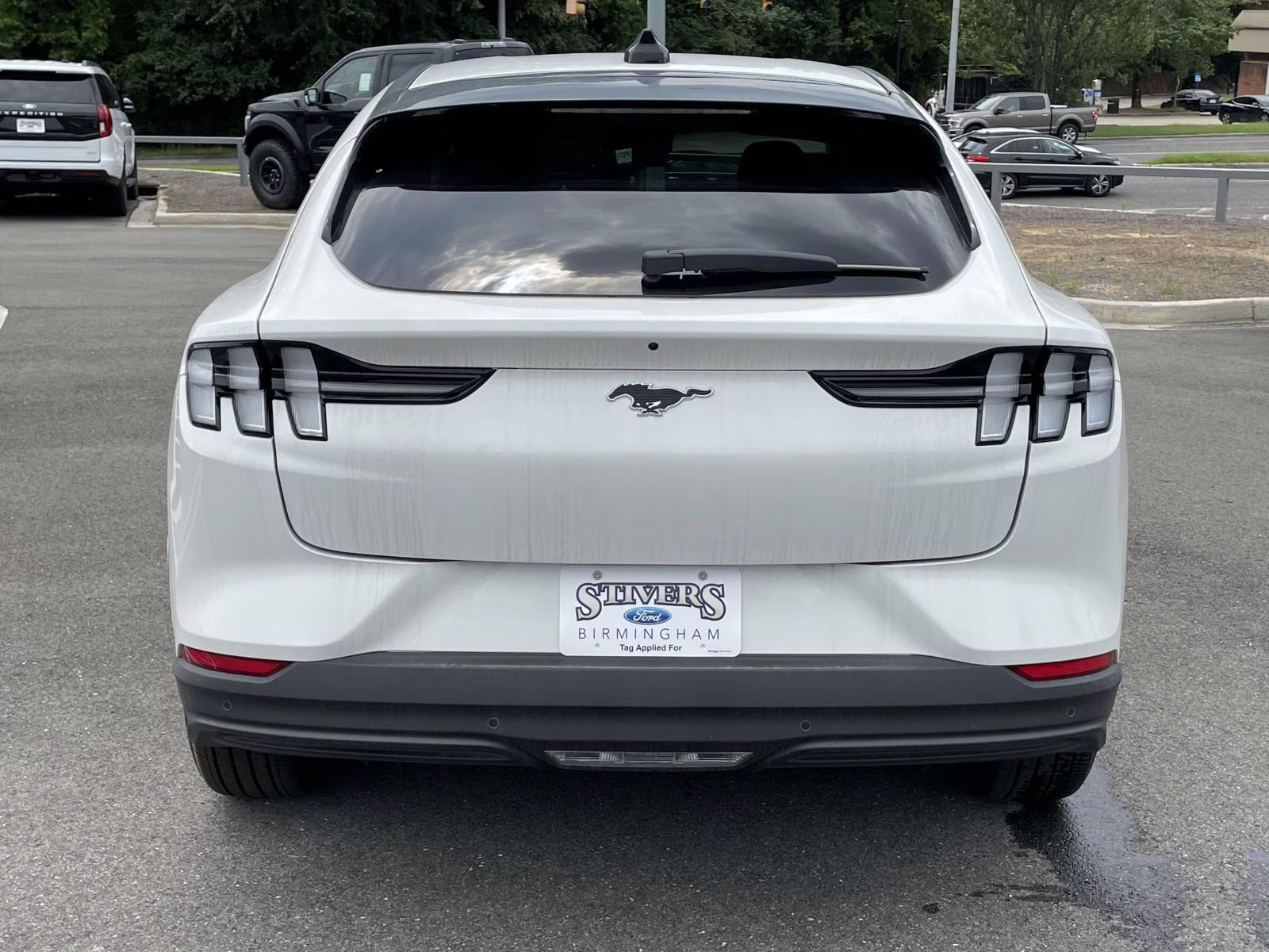 2025 Star White Metallic Tri-Coat Ford Mustang Mach-E Premium RWD SUV