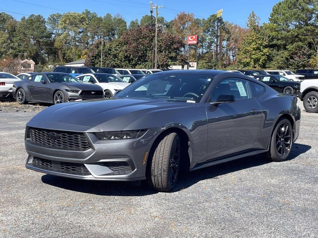 2026 Gray Metallic Ford Mustang EcoBoost RWD Coupe