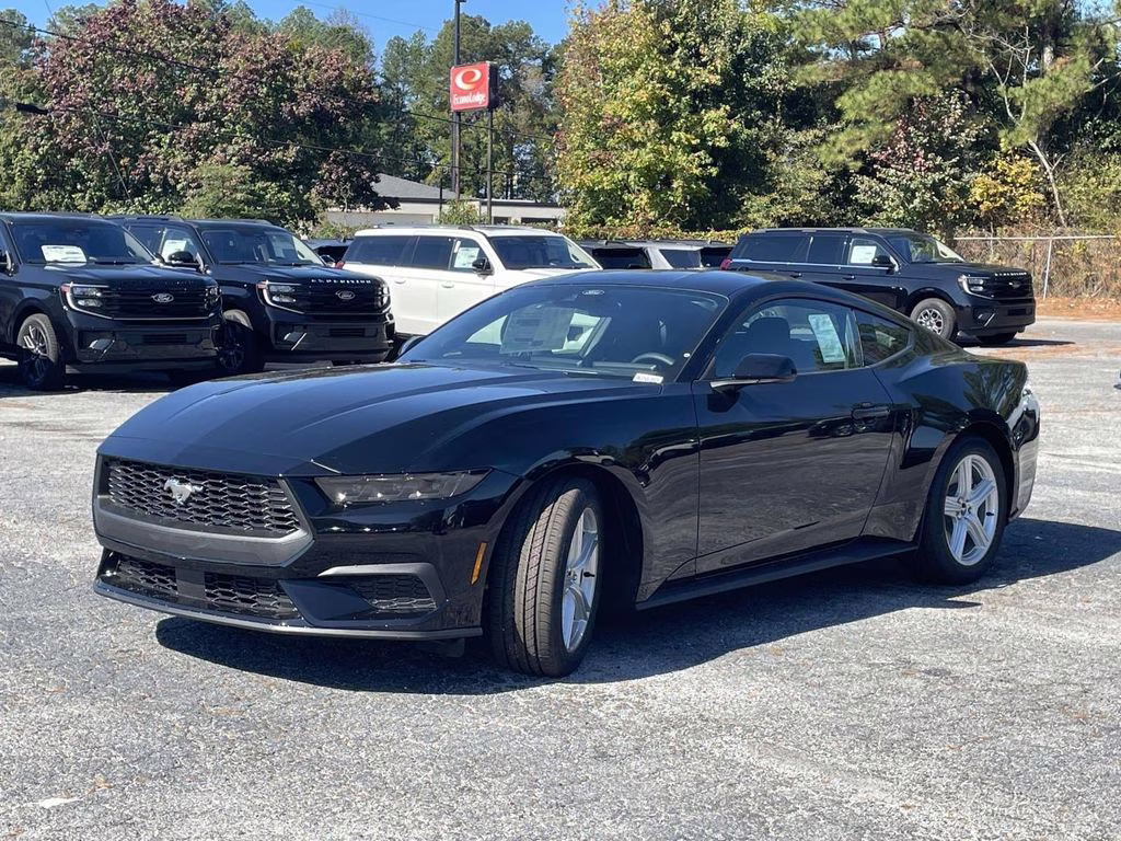 2026 Shadow Black Ford Mustang EcoBoost RWD Coupe