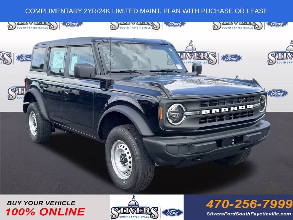 2025 Shadow Black Ford Bronco Base 4X4 SUV