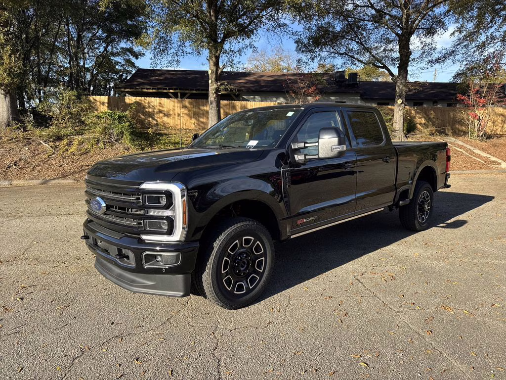 2025 Black Metallic Ford Super Duty F-350 SRW Platinum 4X4 Truck