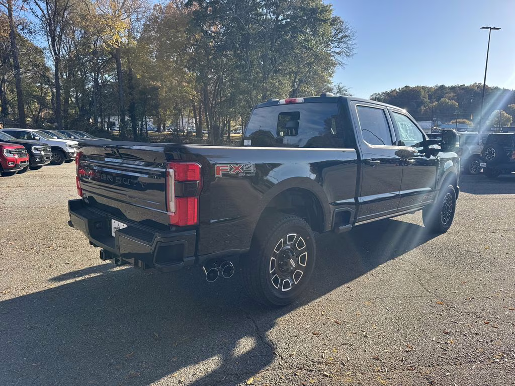 2025 Black Metallic Ford Super Duty F-350 SRW Platinum 4X4 Truck