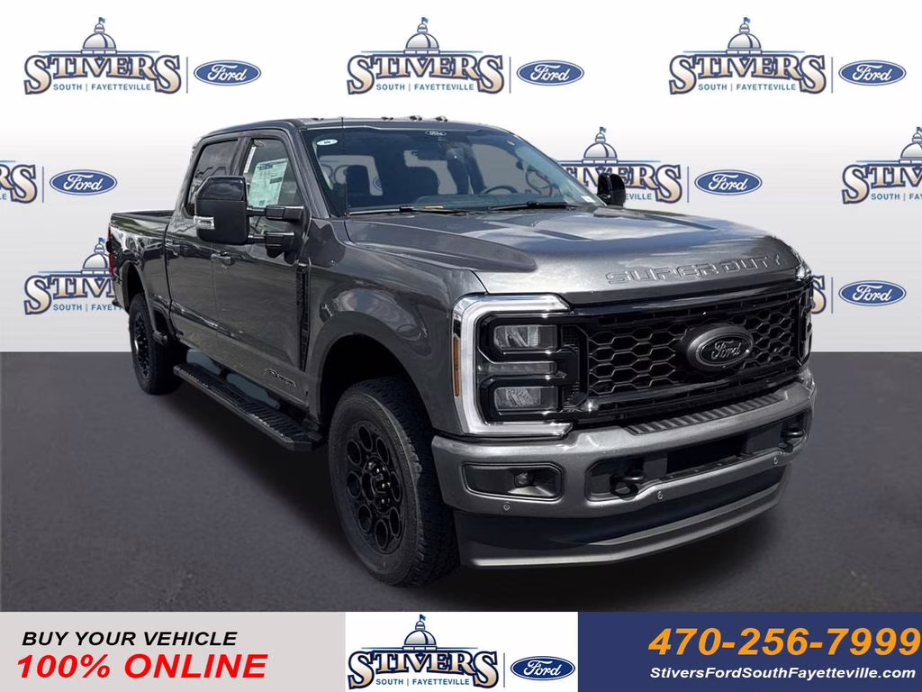 2026 Gray Metallic Ford Super Duty F-350 SRW Lariat 4X4 Truck