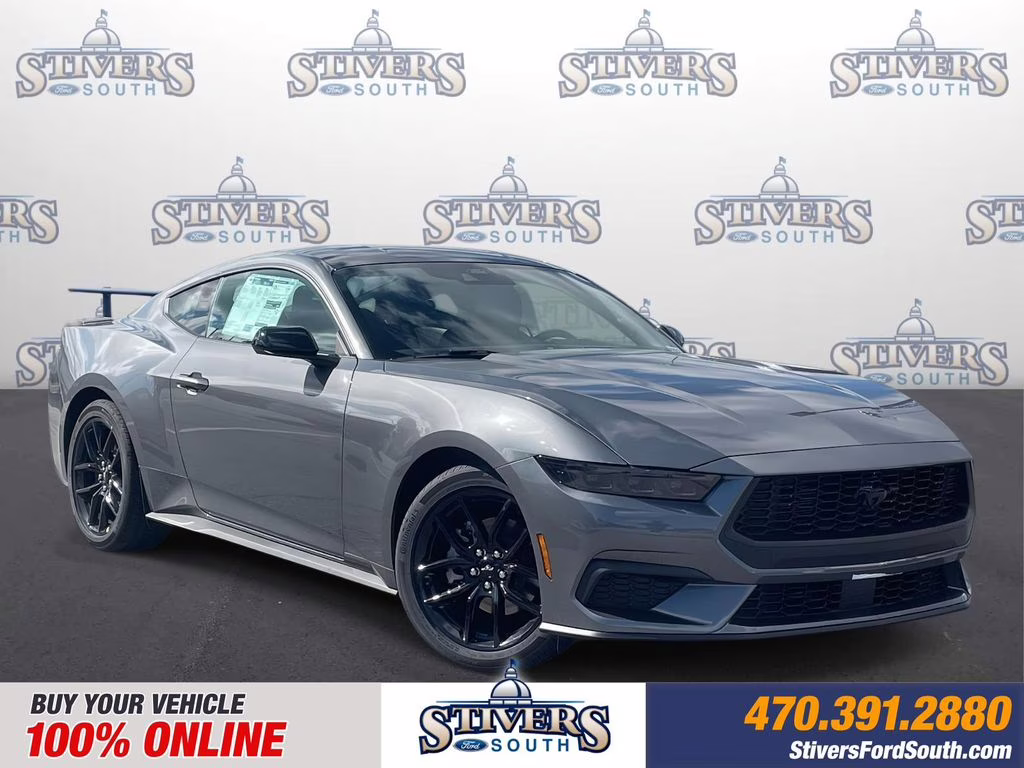 2026 Gray Metallic Ford Mustang EcoBoost RWD Coupe