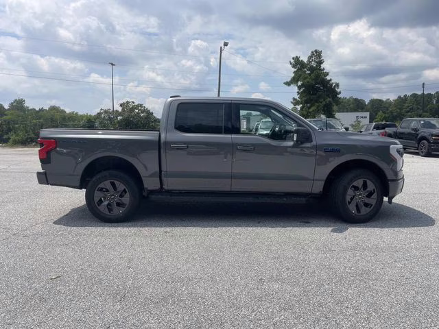 2025 Gray Metallic Ford F-150 Lightning Flash AWD Truck