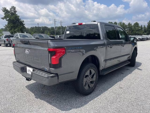 2025 Gray Metallic Ford F-150 Lightning Flash AWD Truck