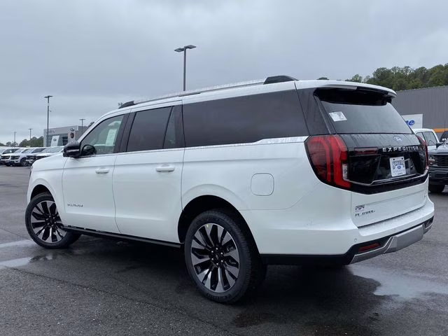 2025 White Metallic Ford Expedition Max Platinum 4X4 SUV