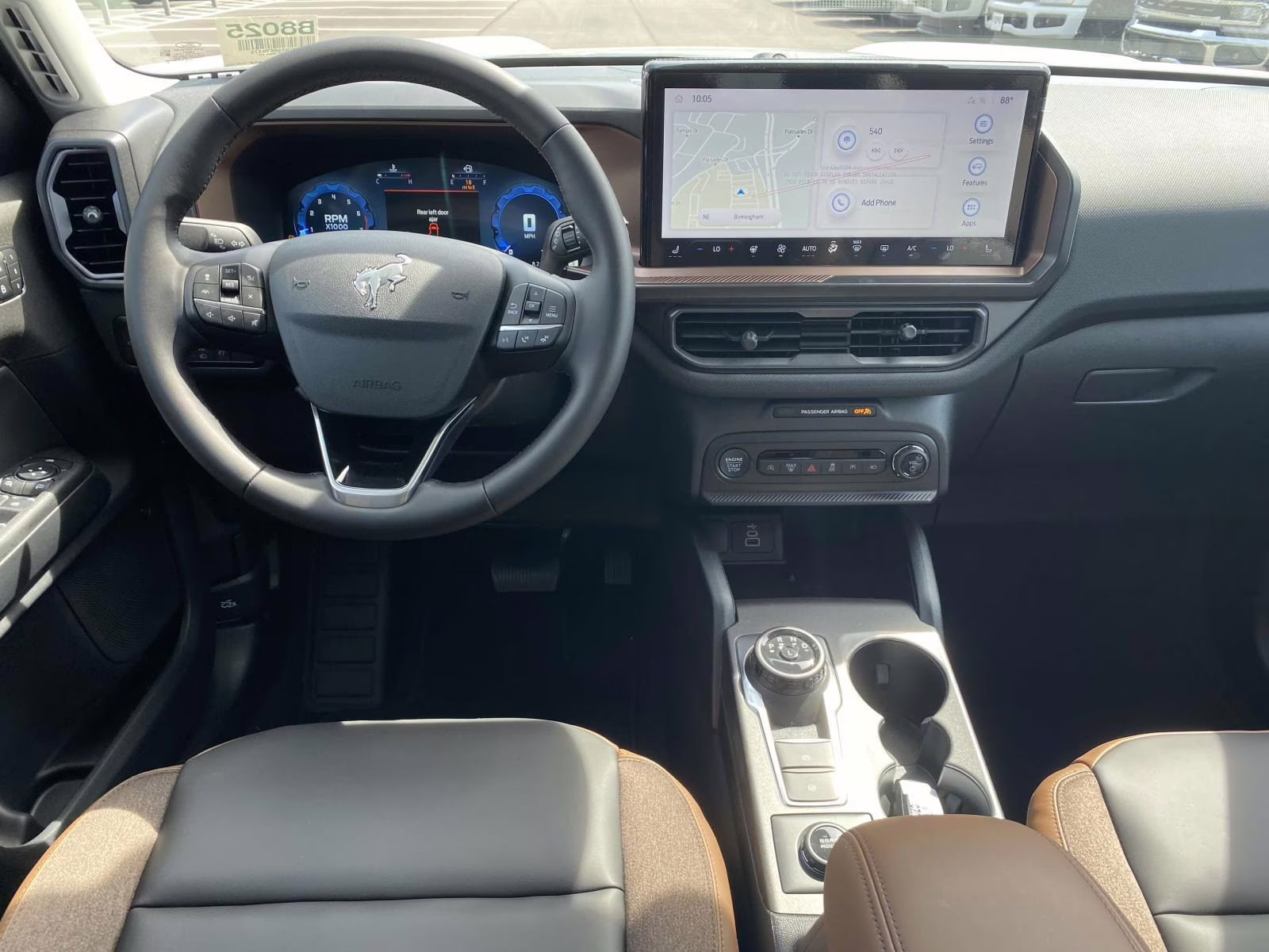 2025 Oxford White Ford Bronco Sport Outer Banks 4X4 SUV