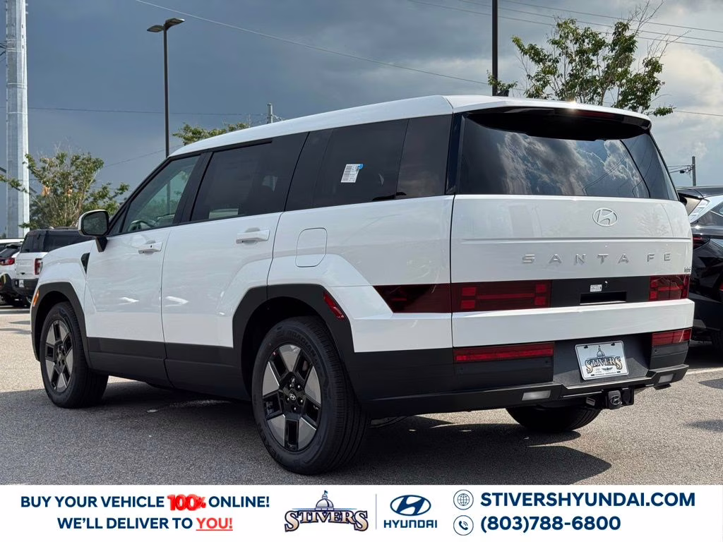2026 Serenity White Hyundai Santa Fe Hybrid SE FWD SUV