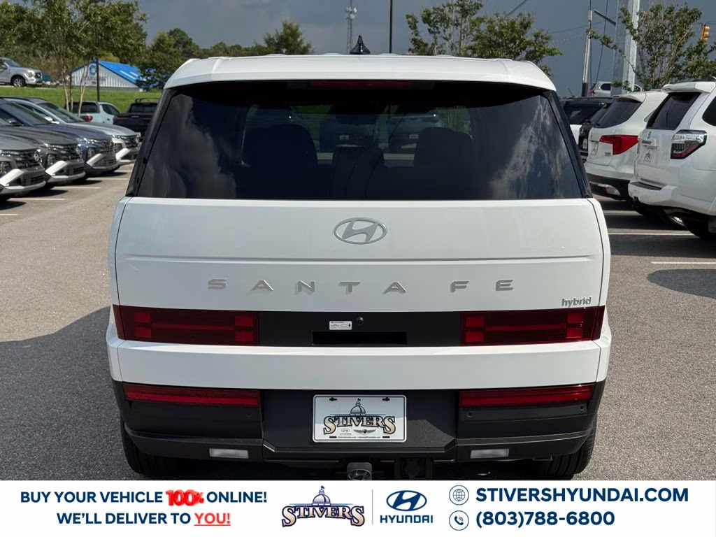 2026 Serenity White Hyundai Santa Fe Hybrid SE FWD SUV