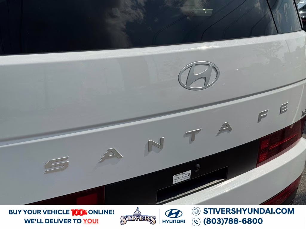2026 Serenity White Hyundai Santa Fe Hybrid SE FWD SUV