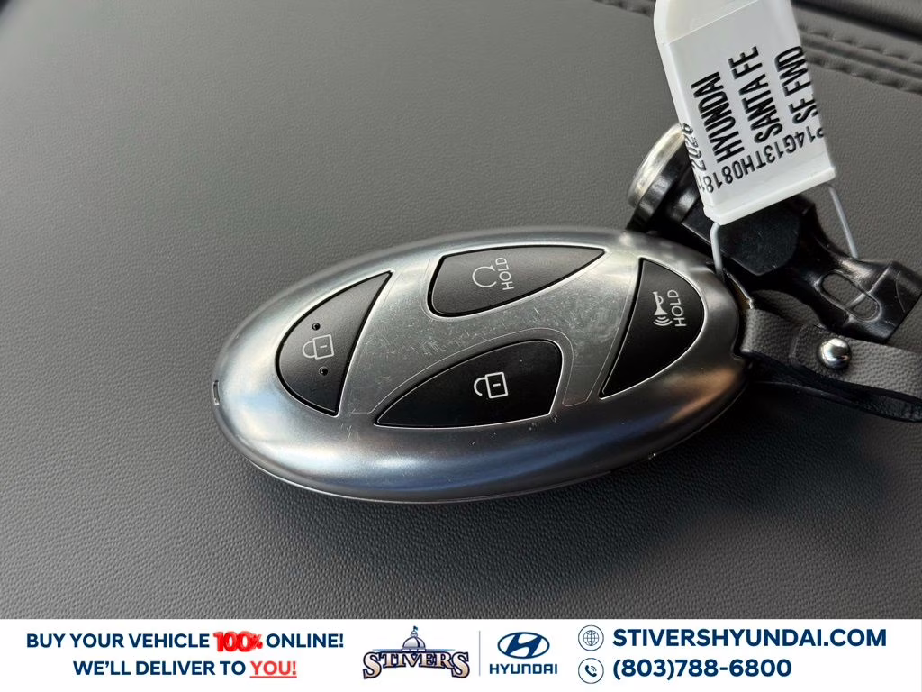 2026 Serenity White Hyundai Santa Fe Hybrid SE FWD SUV