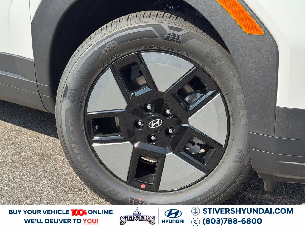 2026 Serenity White Hyundai Santa Fe Hybrid SE FWD SUV