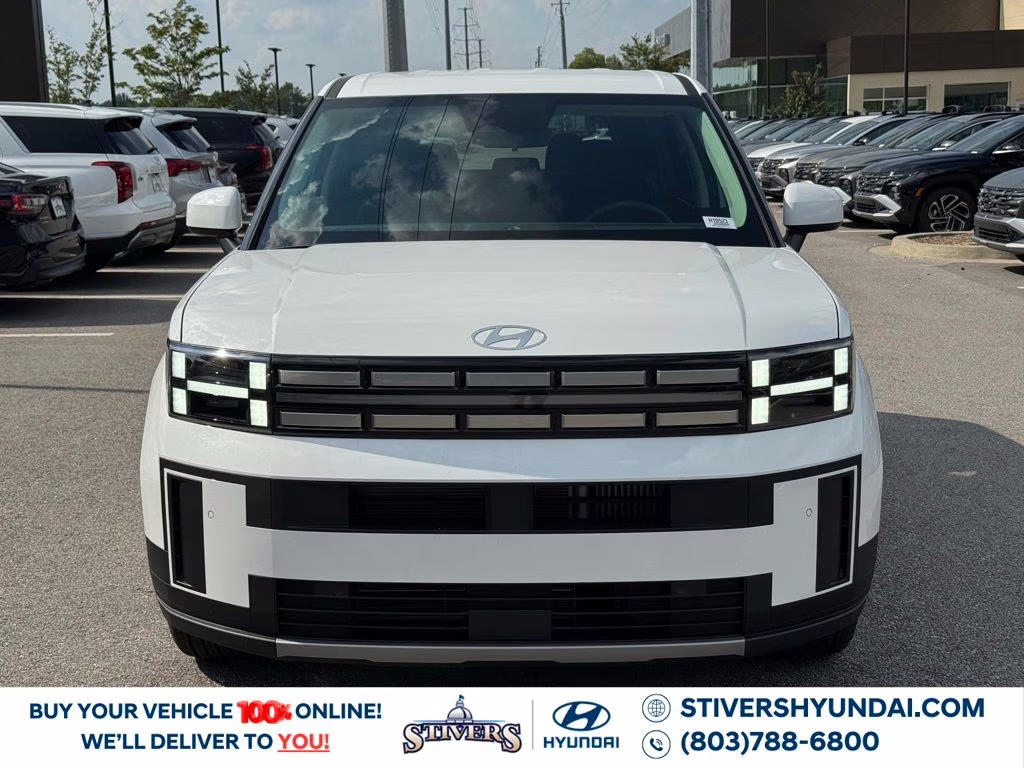 2026 Serenity White Hyundai Santa Fe Hybrid SE FWD SUV