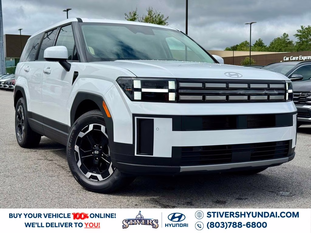 2026 Serenity White Hyundai Santa Fe SE FWD SUV