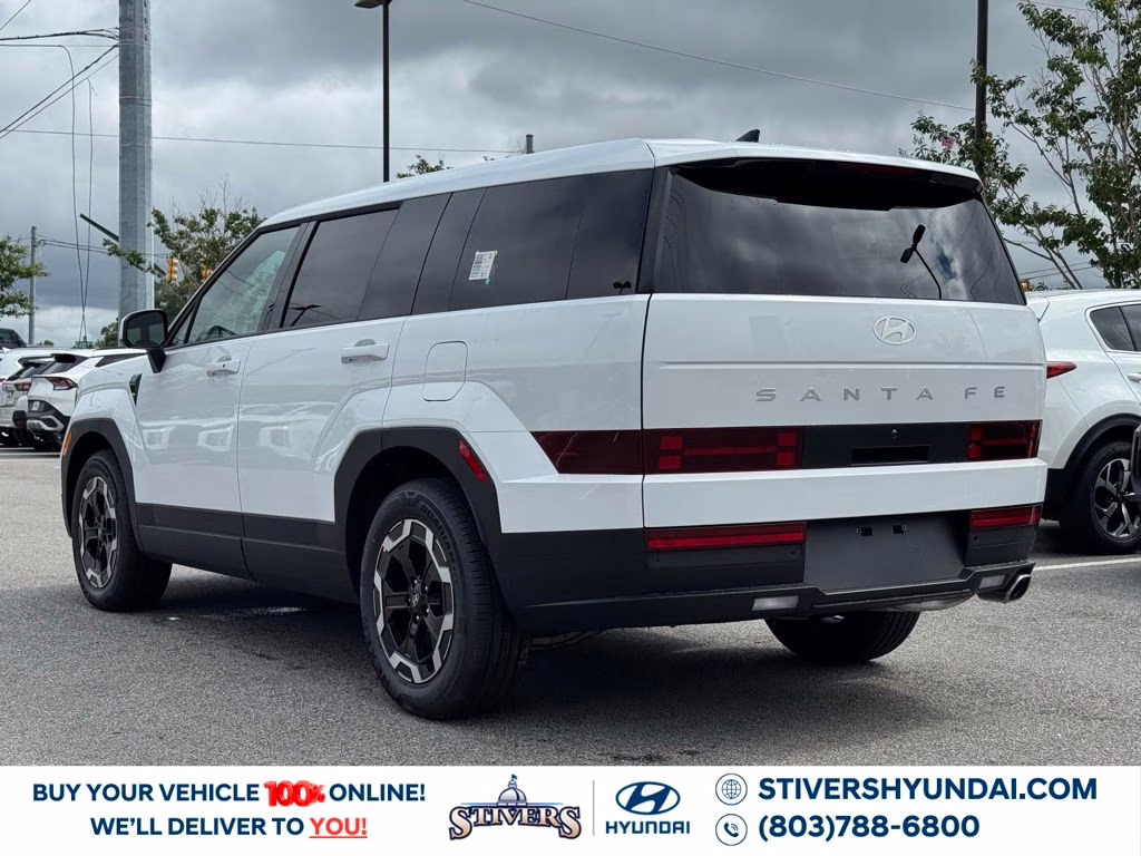 2026 Serenity White Hyundai Santa Fe SE FWD SUV