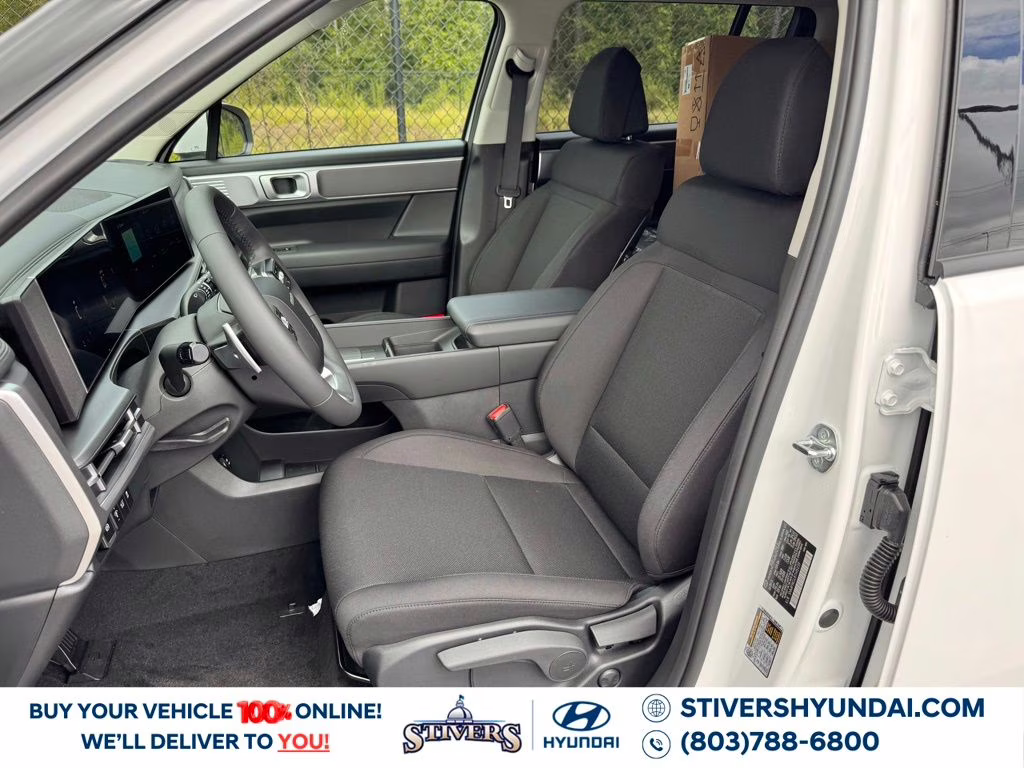 2026 Serenity White Hyundai Santa Fe SE FWD SUV