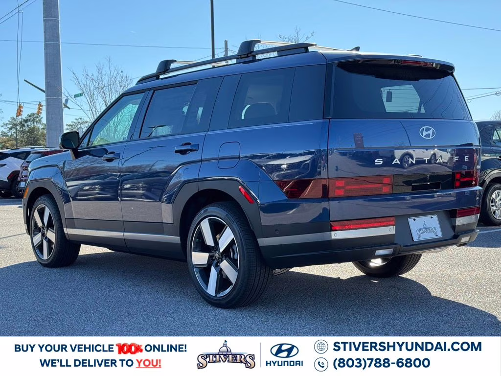 2026 Atlantis Blue Hyundai Santa Fe Hybrid Limited FWD SUV