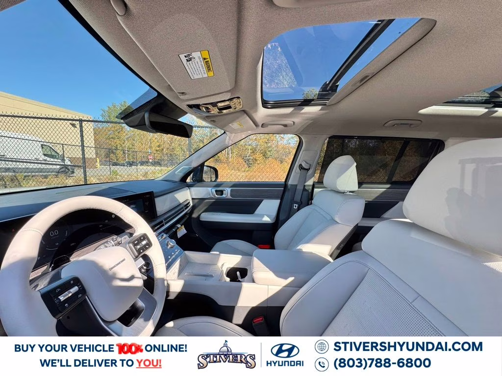 2026 Atlantis Blue Hyundai Santa Fe Hybrid Limited FWD SUV