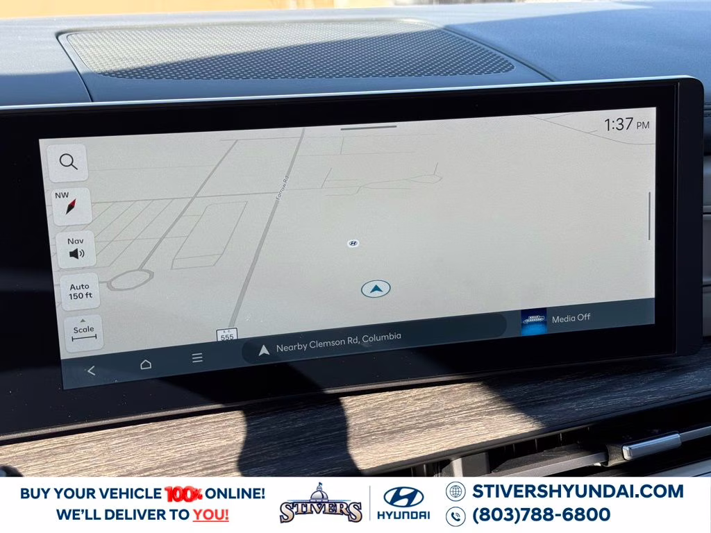 2026 Atlantis Blue Hyundai Santa Fe Hybrid Limited FWD SUV