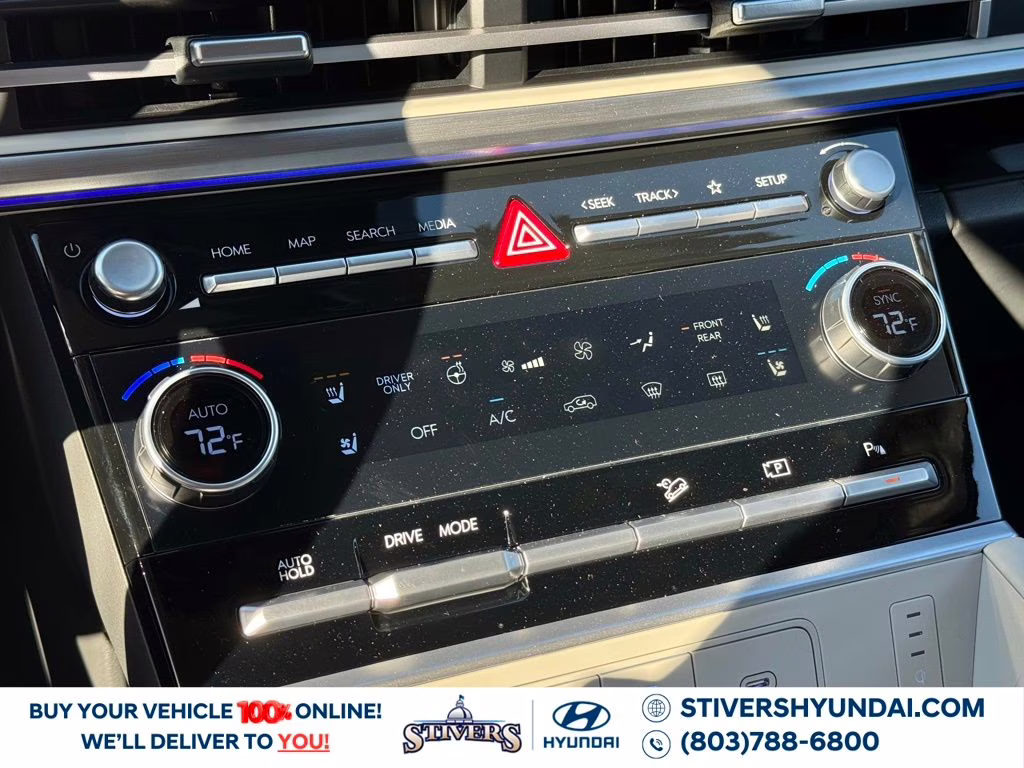 2026 Atlantis Blue Hyundai Santa Fe Hybrid Limited FWD SUV