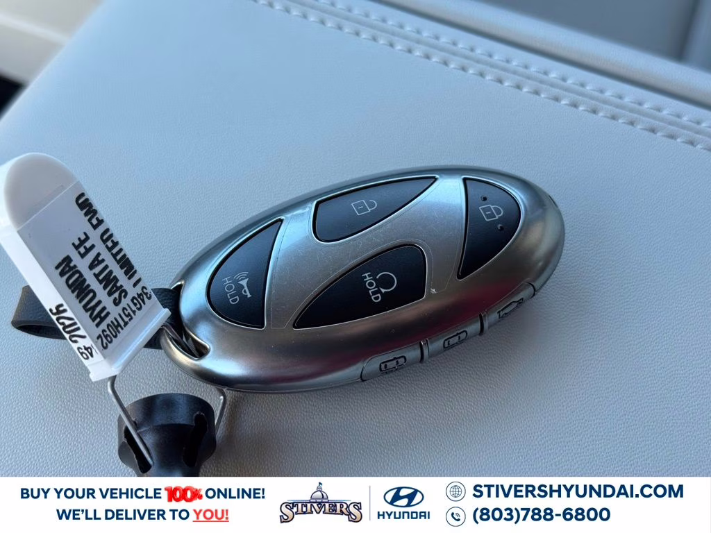 2026 Atlantis Blue Hyundai Santa Fe Hybrid Limited FWD SUV