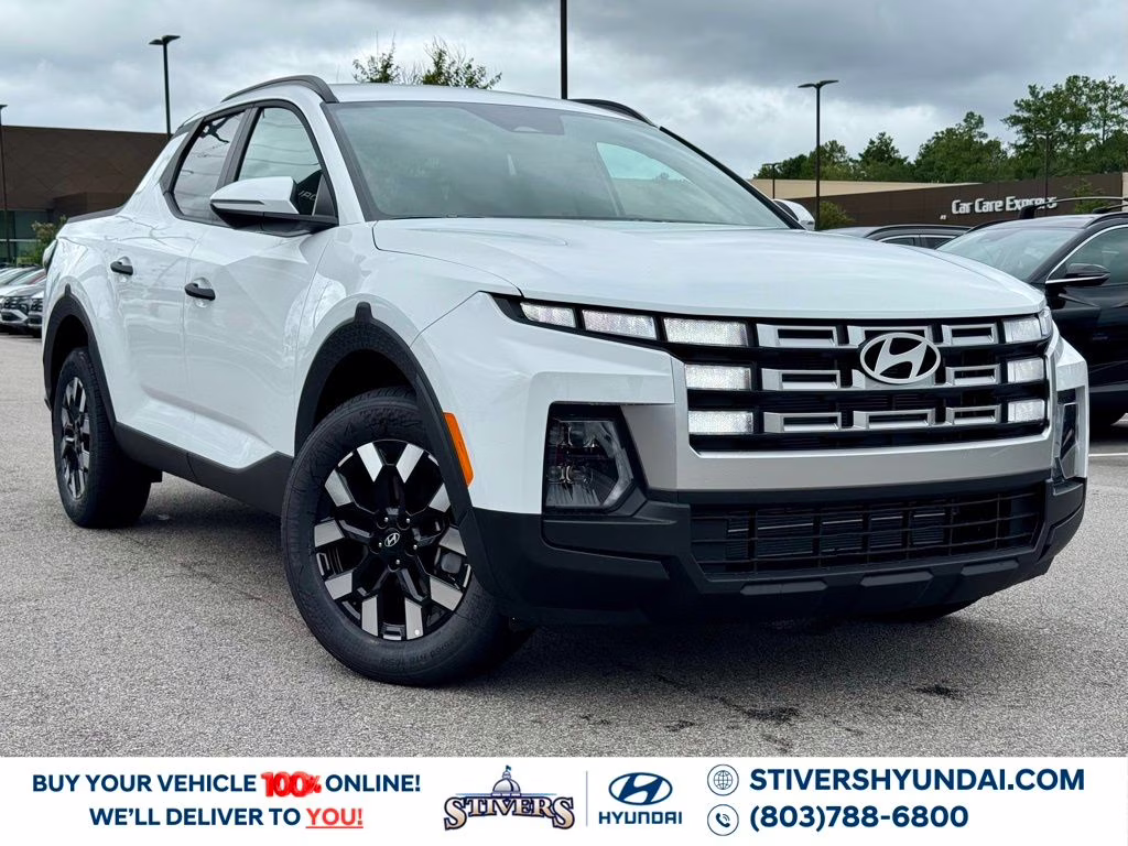 2026 Atlas White Hyundai Santa Cruz SEL FWD Truck