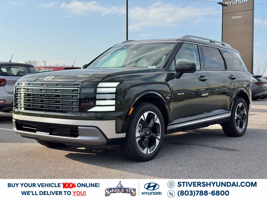 2026 Titan Green Hyundai Palisade Limited AWD SUV