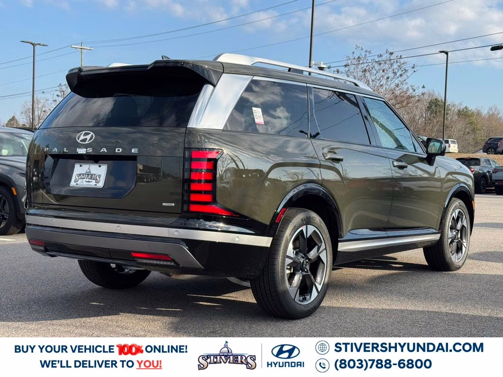 2026 Titan Green Hyundai Palisade Limited AWD SUV