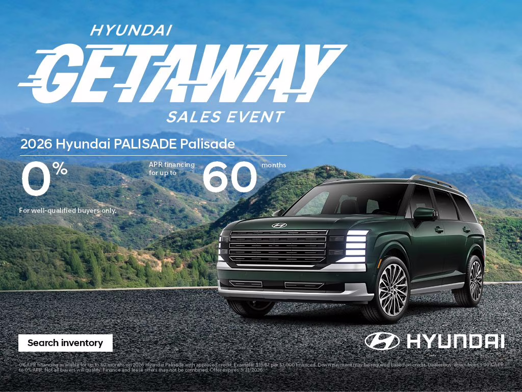 2026 Titan Green Hyundai Palisade Limited AWD SUV