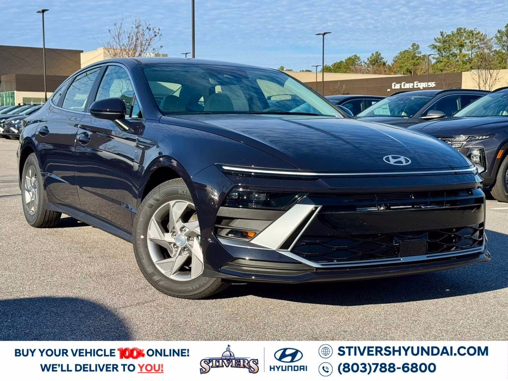 2026 Carbon Blue Hyundai Sonata SE FWD Sedan