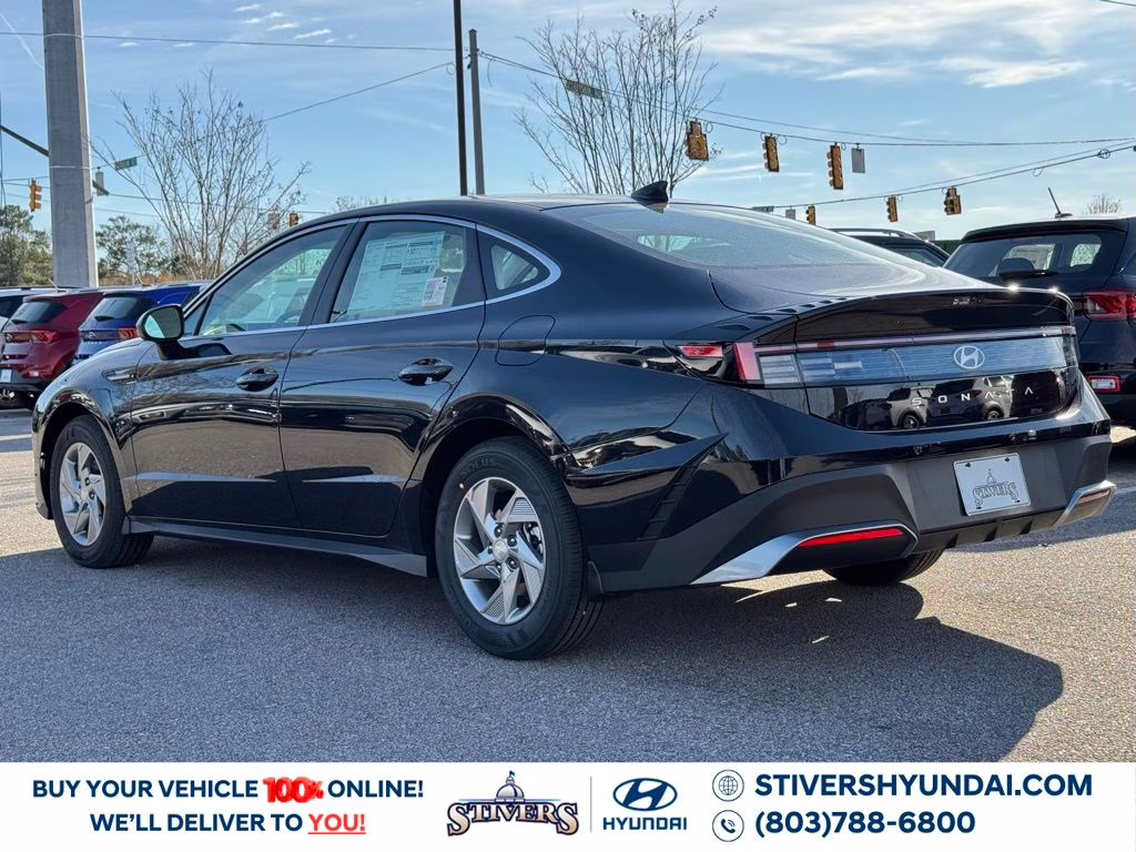 2026 Carbon Blue Hyundai Sonata SE FWD Sedan