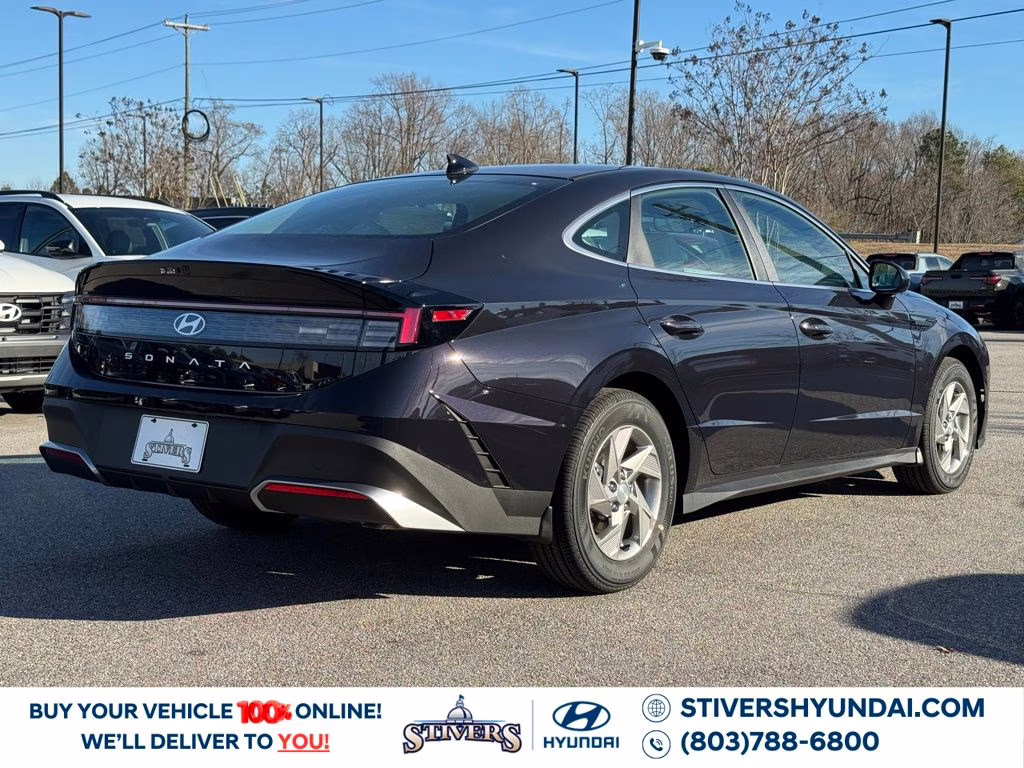 2026 Carbon Blue Hyundai Sonata SE FWD Sedan