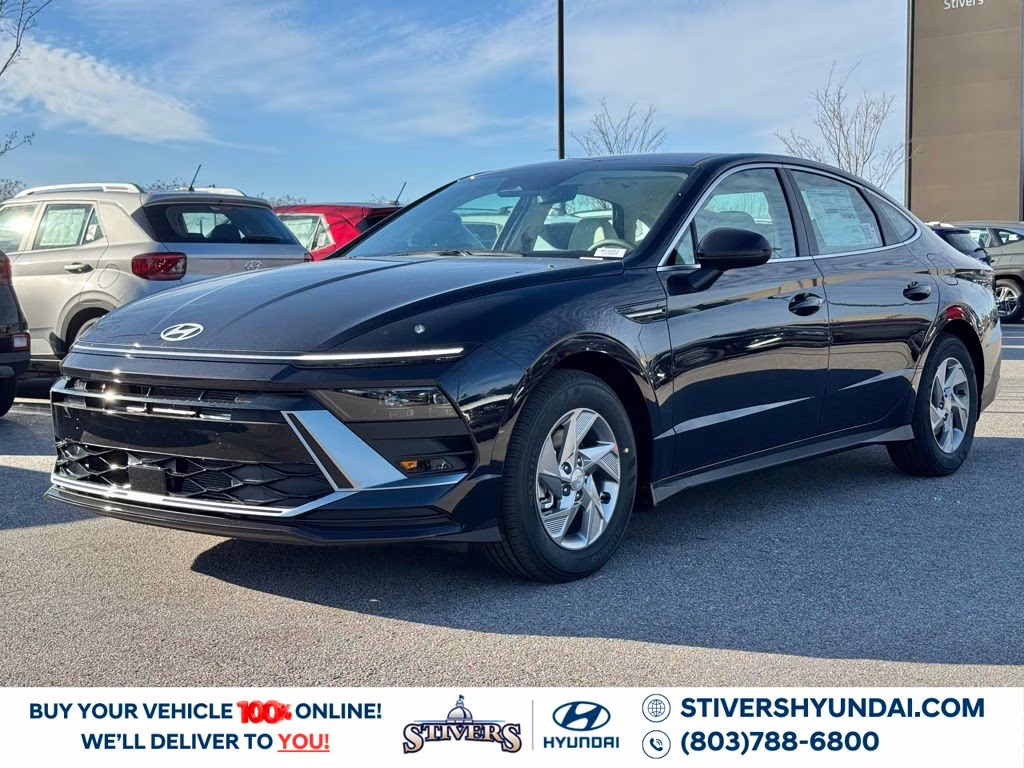 2026 Carbon Blue Hyundai Sonata SE FWD Sedan