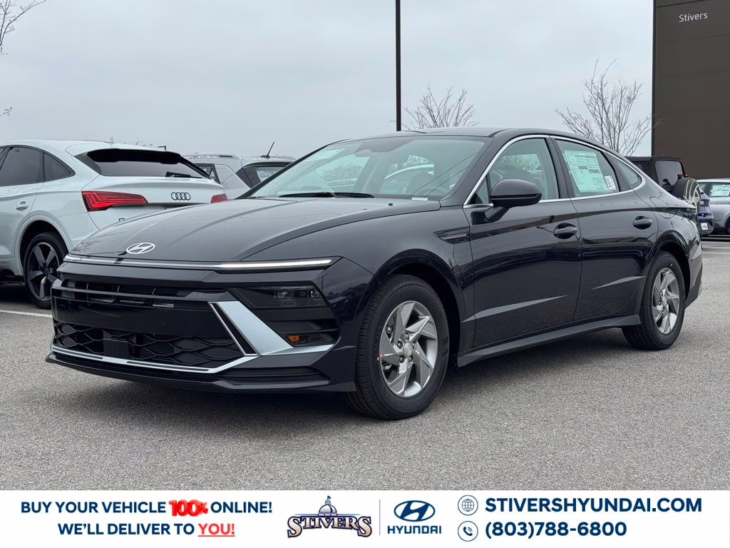 2026 Carbon Blue Hyundai Sonata SE FWD Sedan