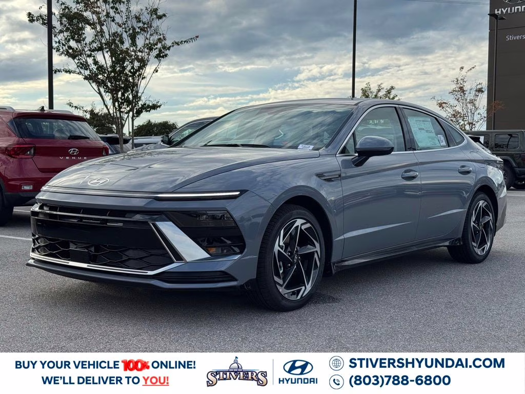 2026 Transmission Blue Hyundai Sonata SEL Sport FWD Sedan