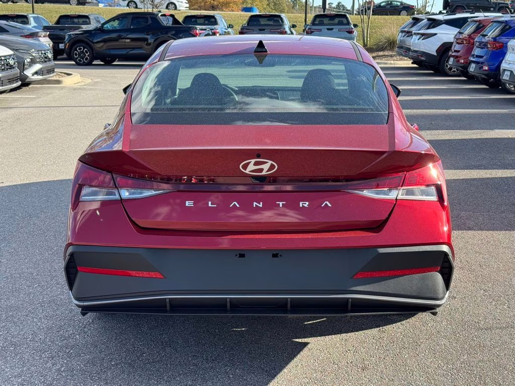 2026 Ultimate Red Hyundai Elantra SE FWD Sedan