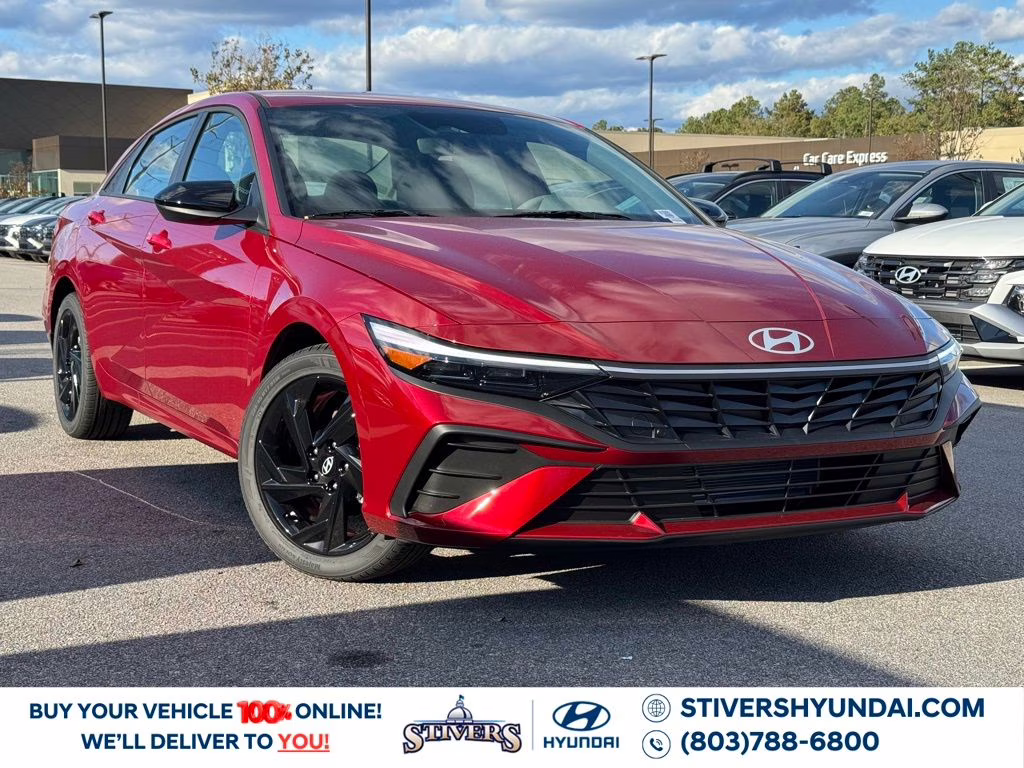 2026 Ultimate Red Hyundai Elantra SEL Sport FWD Sedan