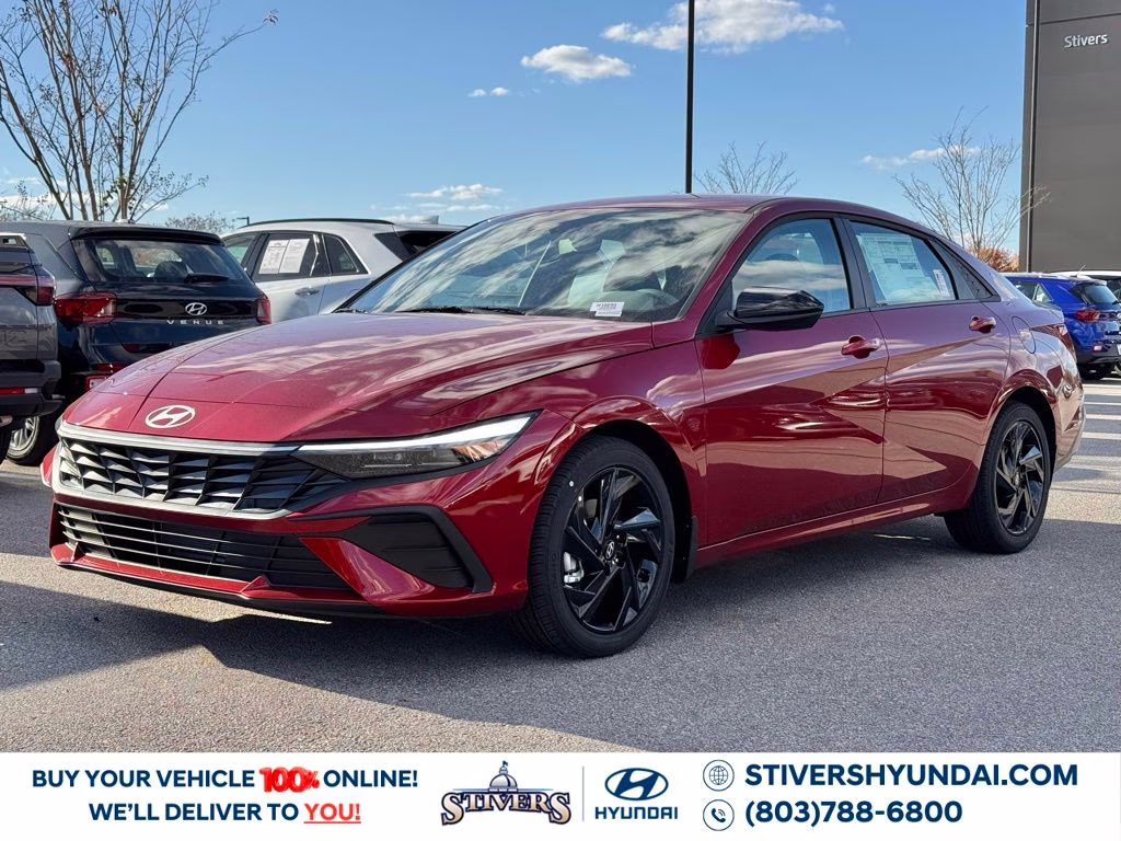 2026 Ultimate Red Hyundai Elantra SEL Sport FWD Sedan