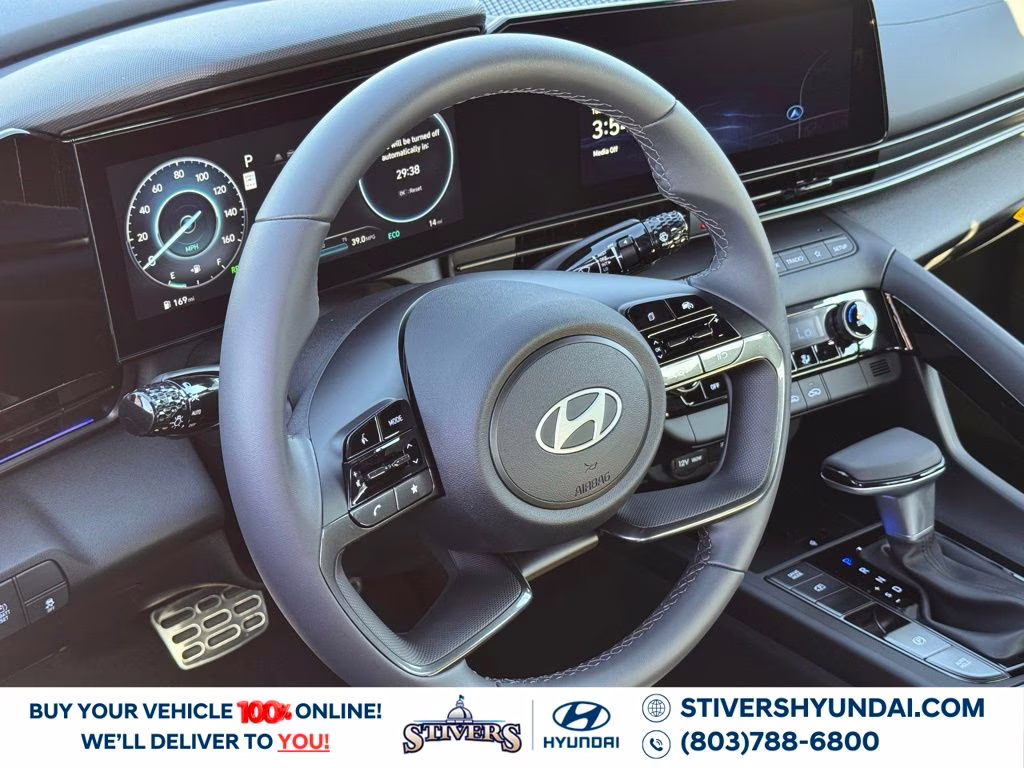 2026 Amazon Gray Hyundai Elantra Hybrid SEL Sport FWD Sedan