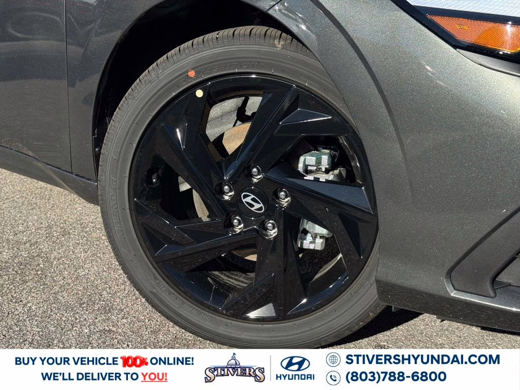 2026 Amazon Gray Hyundai Elantra Hybrid SEL Sport FWD Sedan