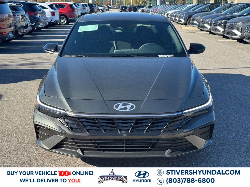 2026 Amazon Gray Hyundai Elantra Hybrid SEL Sport FWD Sedan