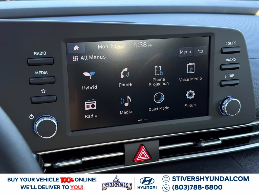 2026 Ecotronic Gray Pearl Hyundai Elantra Hybrid Blue FWD Sedan