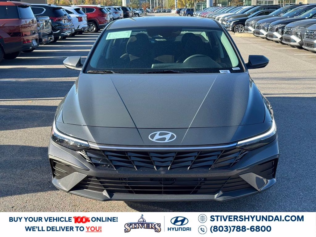 2026 Ecotronic Gray Pearl Hyundai Elantra Hybrid Blue FWD Sedan