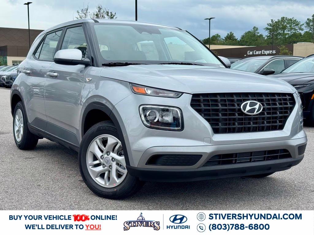 2026 Shimmering Silver Hyundai Venue SE FWD SUV