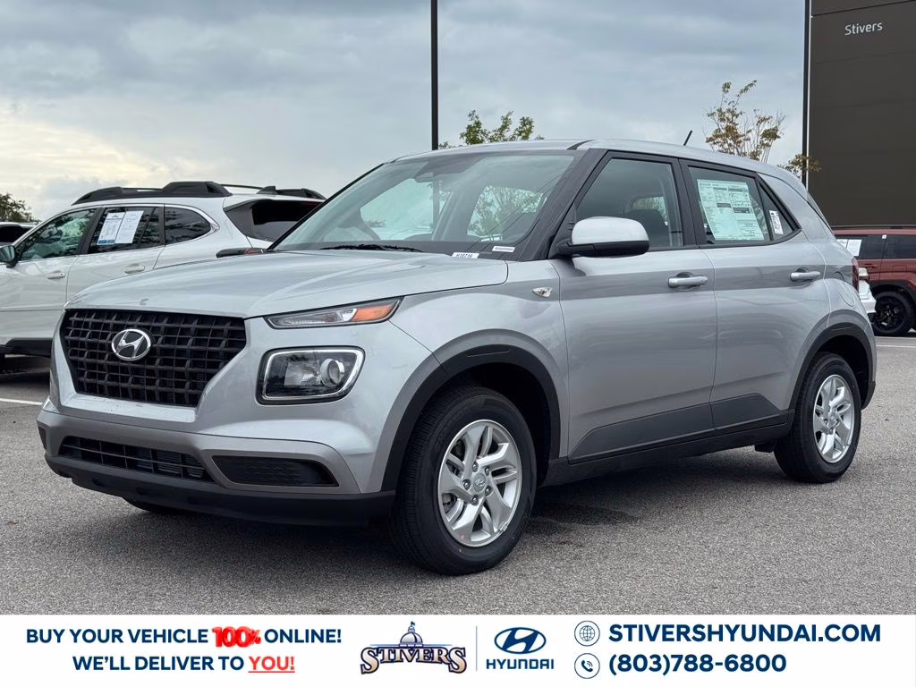 2026 Shimmering Silver Hyundai Venue SE FWD SUV