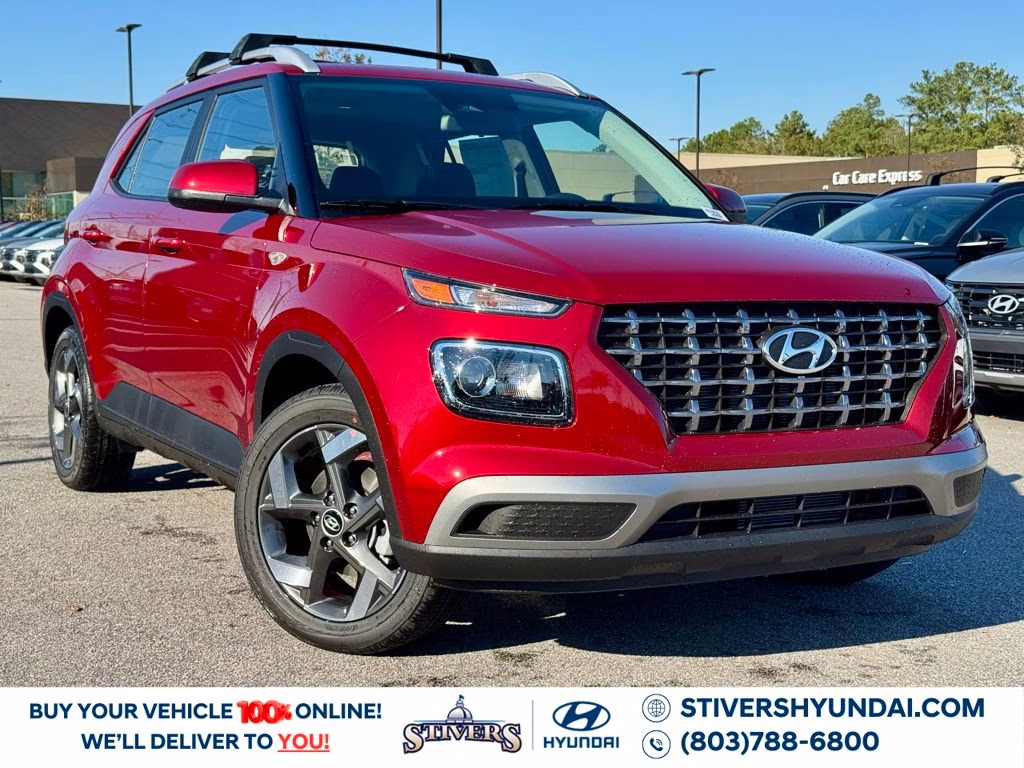 2026 Ultimate Red Hyundai Venue SEL FWD SUV